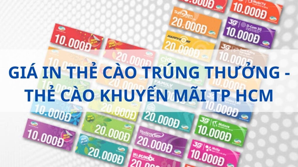 Giá in thẻ cào trúng thưởng - thẻ cào khuyến mãi TP HCM