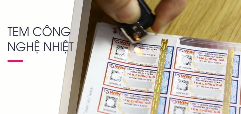 Tem chống giả công nghệ nhiệt 